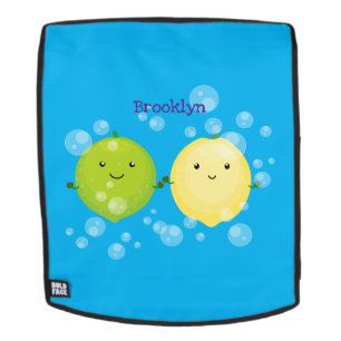 Niedliche Darstellung des Limonen Cartoon Rucksack