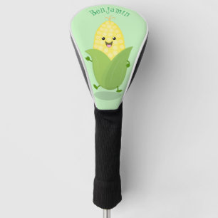 Niedliche Darstellung des Mais-Cartoon Golf Headcover