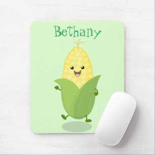 Niedliche Darstellung des Mais-Cartoon Mousepad