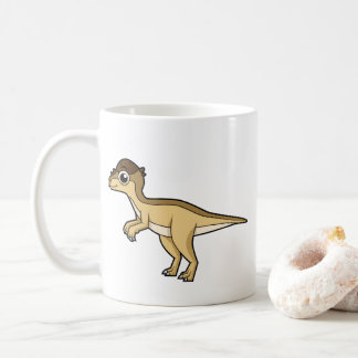 Niedliche Darstellung eines Pachycephalosaurus-Din Kaffeetasse