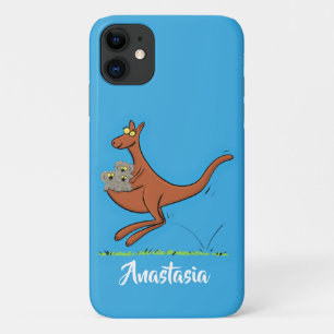 Niedliche Darstellung von Känguru und Koalas-Carto Case-Mate iPhone Hülle