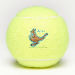 Niedliche Darstellung von Känguru und Koalas-Carto Tennisbälle