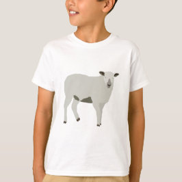 Niedliche Darstellung von Schafen und Lämmern T-Shirt