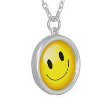 Niedliche Decora Kei lächelt Gelbes Emoji-Gesicht