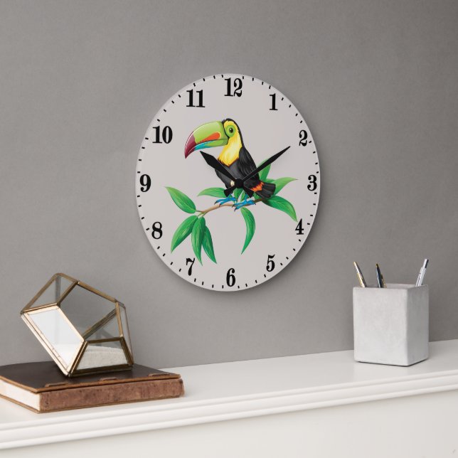 niedliche Dekoration Große Wanduhr (Büro)