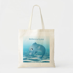 niedliche Delfinliebhaber geben den Namen Tote Bag Tragetasche