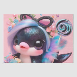 Niedliche Delphin Seidenpapier