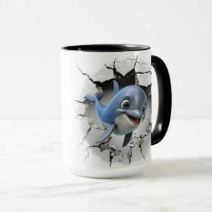 Niedliche Delphin Tasse