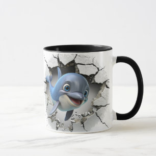 Niedliche Delphin Tasse