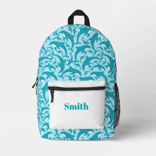 Niedliche Delphine Bedruckter Rucksack
