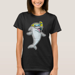 Niedliche Delphine Wale Dolphin Schnorchel Whale B T-Shirt