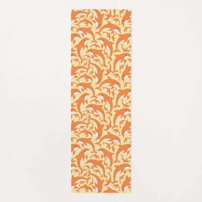 Niedliche Delphine Yogamatte (Vorderseite)