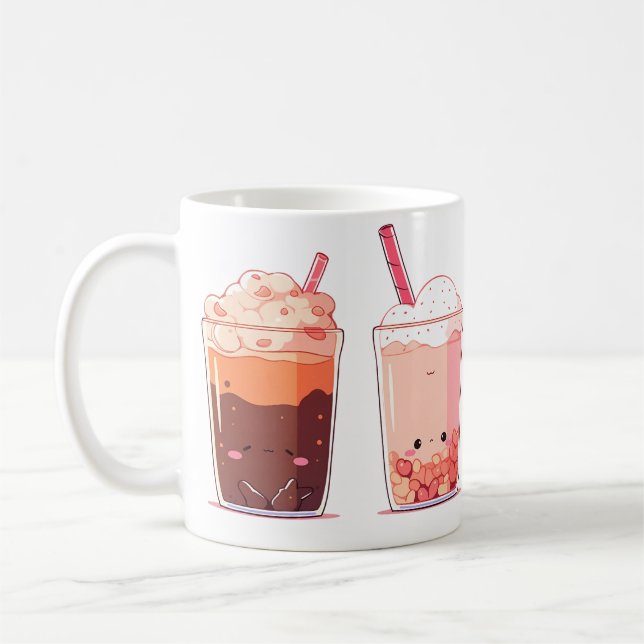 Niedliche des Pokaldesigns Kaffeetasse (Links)