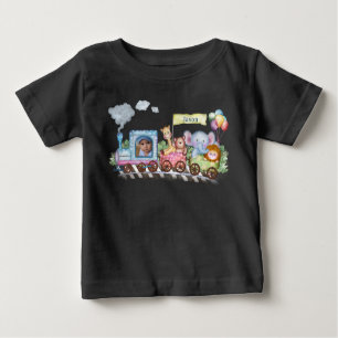 Niedliche des Zuges Baby T-shirt