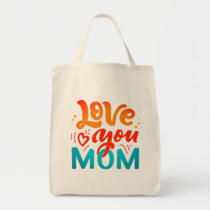Niedliche Design Text-Liebe Mama für Mütter  Tragetasche
