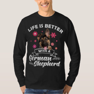 Niedliche Deutsche Schäferkunst Männer Frauen Hund T-Shirt