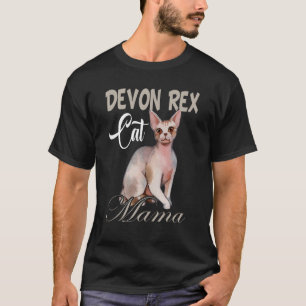Niedliche Devon Rex Mama Liebe Katzen Haustiere &  T-Shirt