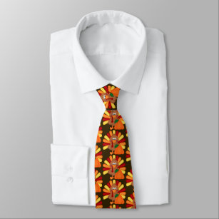 Niedliche die Erntedank-Türkei-Feiertags-Krawatte Krawatte