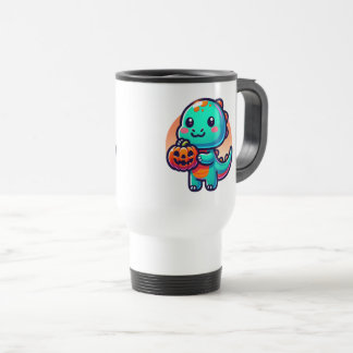 Niedliche Dino Pumpkin Halloween Tasse