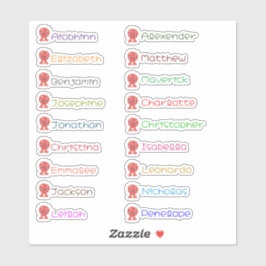 Niedliche Dinosaur-Aufkleber mit benutzerdefiniert Aufkleber