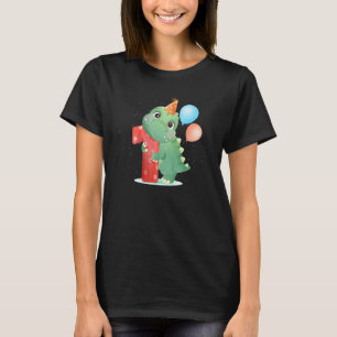 Niedliche Dinosaurier 1. Geburtstag Girls Boys Jug T-Shirt