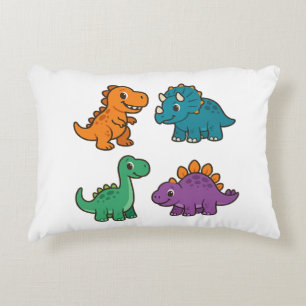 Niedliche Dinosaurier - Adorable Cartoon Dino De Dekokissen