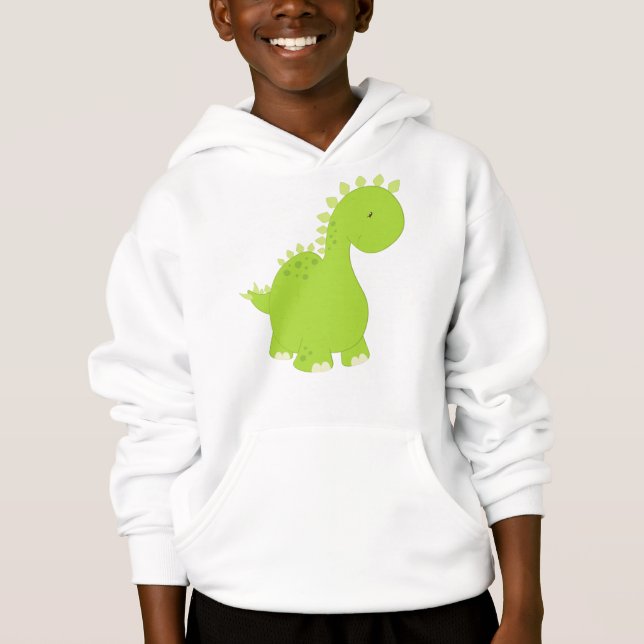 Niedliche Dinosaurier, Baby Dinosaur, Dino, Stegos Hoodie (Vorderseite)