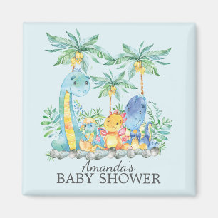 Niedliche Dinosaurier Baby Shower Fevor Magnet