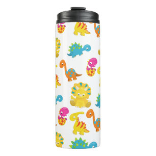 Niedliche Dinosaurier, Dinosaurier-Muster, Baby-Di Thermosbecher