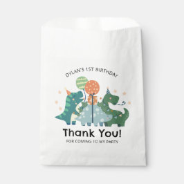 Niedliche Dinosaurier Geburtstagsparty Danke Geschenktütchen