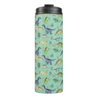 Niedliche Dinosaurier Grünes Wasserfarben Kindermu