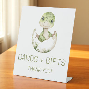 Niedliche Dinosaurier-Karten und Geschenke Kinderd Sockelschild