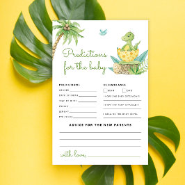 Niedliche Dinosaurier Kinderdusche Vorhersagen und