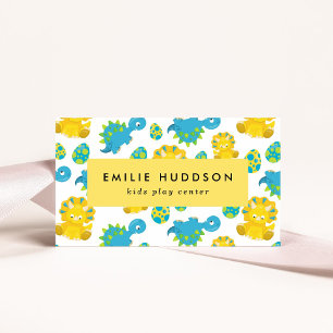 Niedliche Dinosaurier, Kinderspielzentrum, Aktivit Visitenkarte