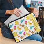 Niedliche Dinosaurier, Muster der Dinosaurier, Ihr Laptopschutzhülle<br><div class="desc">Niedliches,  lustiges und hübsches Muster mit Baby-Dinosauriern und Eiern. Modernes und trendiges Geschenk,  perfekt für den Dinosaurier-Liebhaber in Ihrem Leben. Personalisieren Sie diese durch Hinzufügen von Namen,  Spitznamen,  Monogramm oder Initialen.</div>