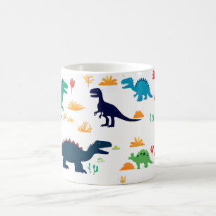 Niedliche Dinosaurier-Muster Kaffeetasse