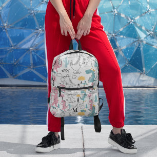 Niedliche Dinosaurier-Muster - kundenspezifisch Bedruckter Rucksack