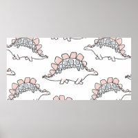 Niedliche Dinosaurier-Muster