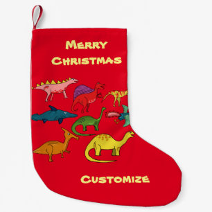 Niedliche Dinosaurier-Sammlung Thunder_Cove Kleiner Weihnachtsstrumpf