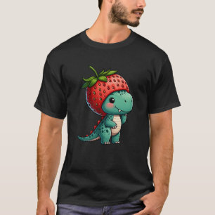 Niedliche Dinosaurier T-Rex Erdbeere mit diesem so T-Shirt