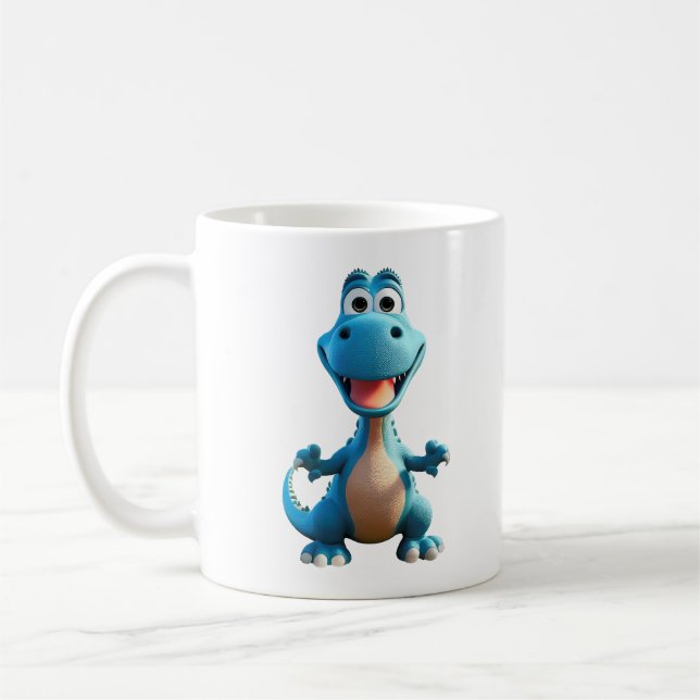 Niedliche Dinosaurier-Tasse Kaffeetasse (Links)