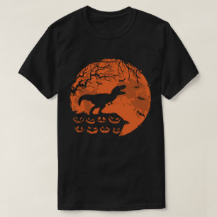 Niedliche Dinosaurier und Moon Funny Halloween Kos T-Shirt