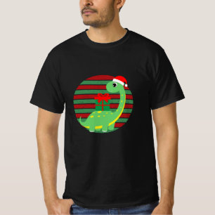 niedliche Dinosaurier-Weihnachten T-Shirt