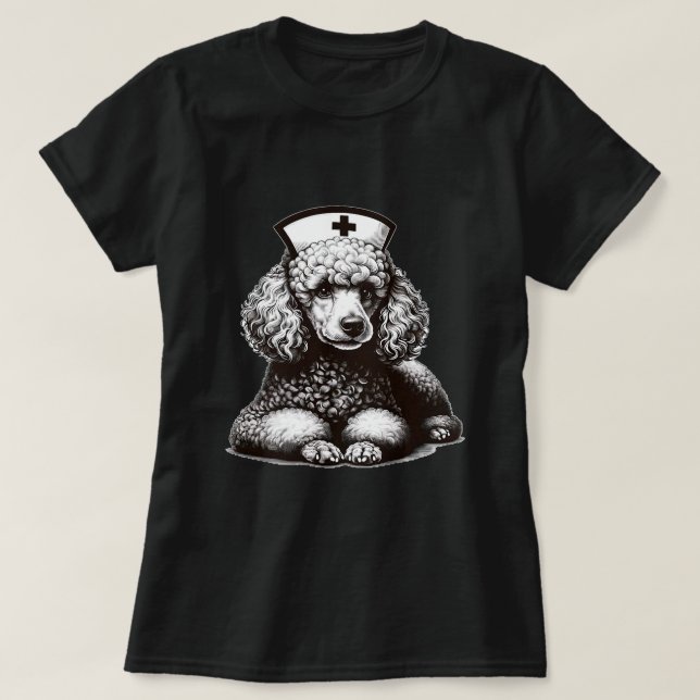 Niedliche Dog Krankenschwestern Welpenkrankenhaus  T-Shirt (Design vorne)