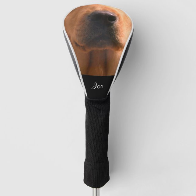 Niedliche Dog Nose Snout 4Jojo Golf Head Cover Golf Headcover (Vorderseite)