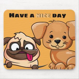 Niedliche Doggy anpassen Mousepad