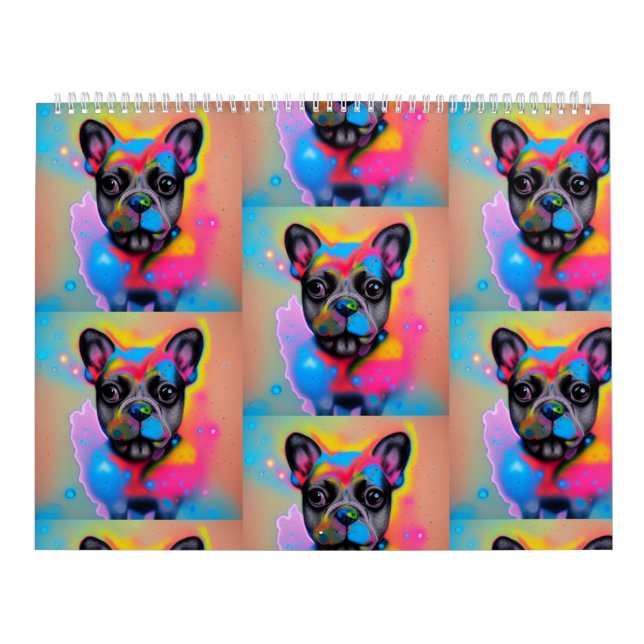 Niedliche Doggy Faces 2023 Kalender (Titelbild)