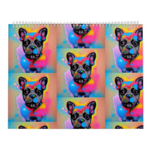 Niedliche Doggy Faces 2023 Kalender