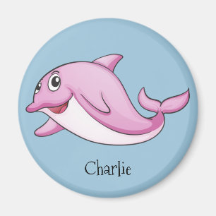 Niedliche Dolphin-individuelle Name-Magnete Magnet