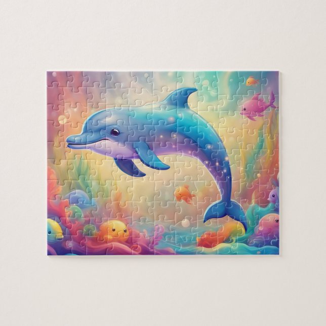 Niedliche Dolphin Puzzle (Horizontal)